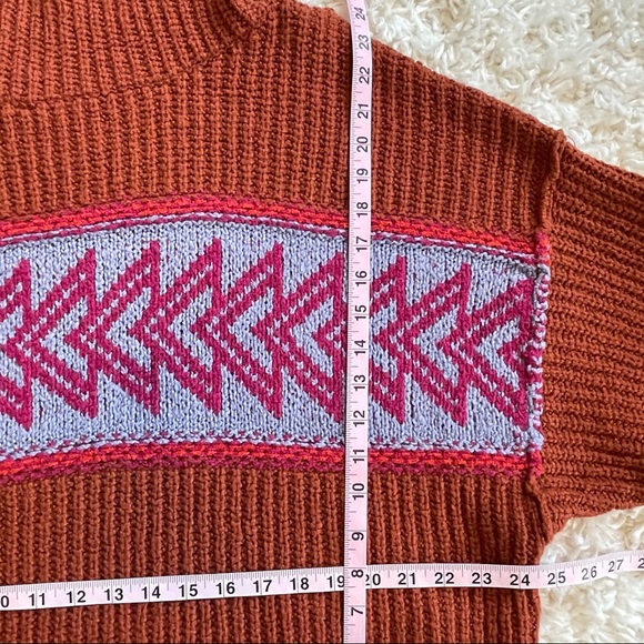 Oversized, NWT free people cowl neck sweater, bohemian - Picture 11 of 12